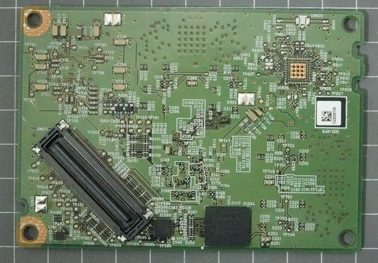 SYNC® 3 Head Unit - Bottom Circuit Board Removed (Top of Board)